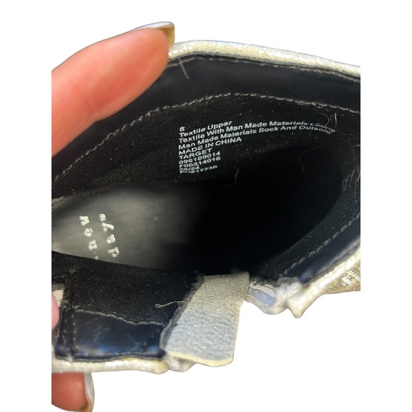 New Day Target Rhinestone Embellished Pointed Toe Ankle Boots - Size 8 - Picture 2 of 7